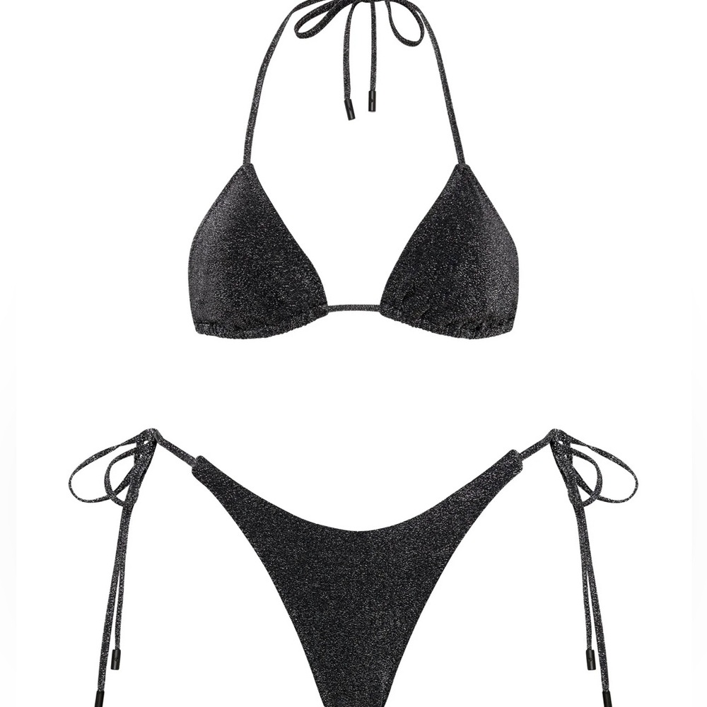 Triangl Vinca Mana Black Sparkle